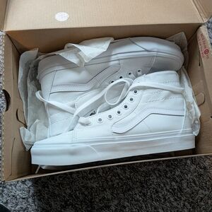 Vans Red and Tan Shoe Box